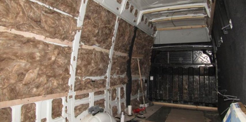 Insulating a video game van