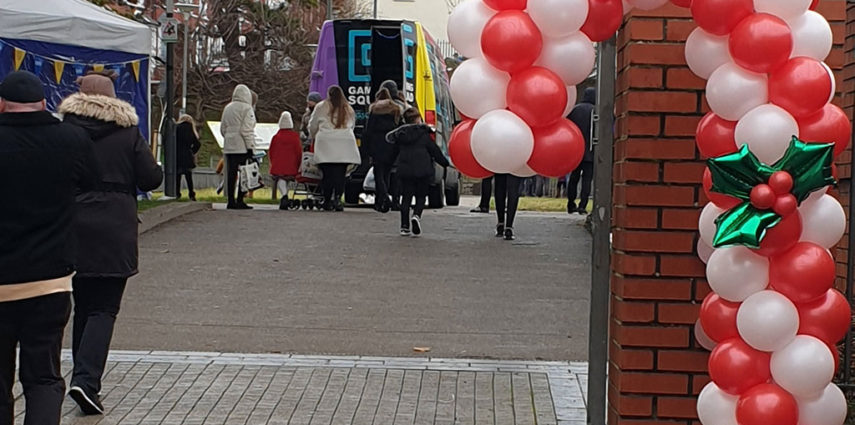 Barry Town Council Christmas Fair Gaming Squad Gaming Van