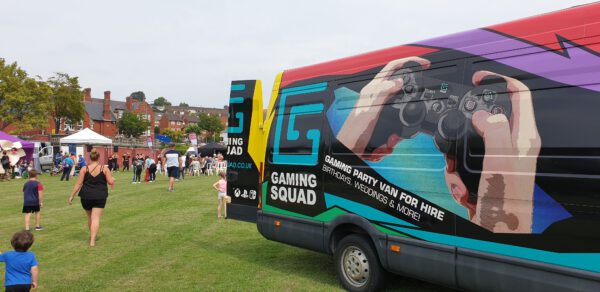 Gaming Squad Gaming Van at Community events